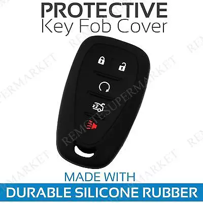 Key Fob Cover For 2016-2019 Chevrolet Camaro Remote Case Rubber Skin Jacket • $6.95