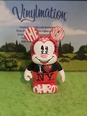 DISNEY Vinylmation 3  Park Set 1 I Love New York Ny Mickey Mouse  • $15.99