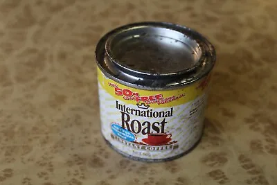 $19.90 • Buy Vintage INTERNATIONAL ROAST Coffee Tin 1980s 90s Container - Empty