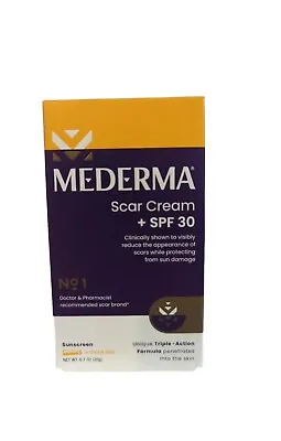 Mederma Scar Cream + Sunscreen SPF 30 - .7 Oz.  Exp :08/2025 -  New / Sealed • $20