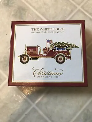 £27.26 • Buy  White House Historical Christmas Ornament 2016 Fire Engine Truck Herbert Hoover