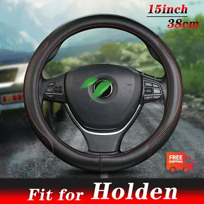 38cm Car Steering Wheel Cover Genuine Leather For Holden Acadia Equinox Colorado • $41
