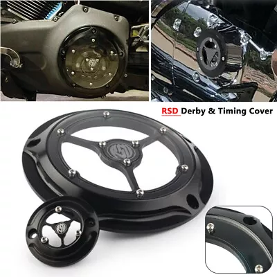 RSD 5-Hole Derby Cover Timing Timer Cover For Harley Street Glide FLHX Touring • $43.68