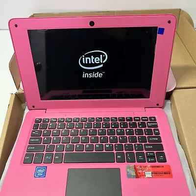 Windows 10 Laptop 10.1 Inch Quad Core Notebook  Pink • $140