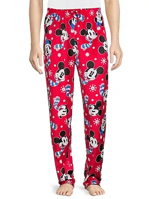 Disney Mickey Mouse Christmas Pj Pajama Pants Mens Size M L Xl 2x New • $9.48