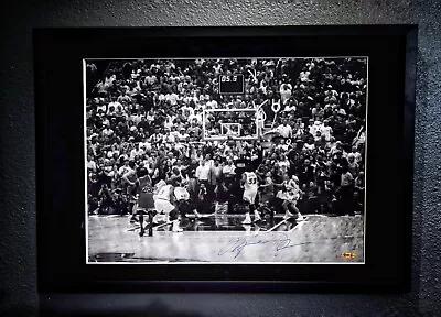 Michael Jordan Auto Last Shot 16 X 20 Photo Uda With Museum Glass Frame Jsa Lo • $6700