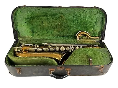 Martin Committee Tenor Saxophone Skyline City Eagle Engraving • $849