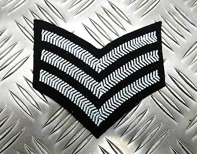 Genuine British RAF Sergeant Rank Stripes / Chevrons / Badges / Patch  - NEW • £7.19