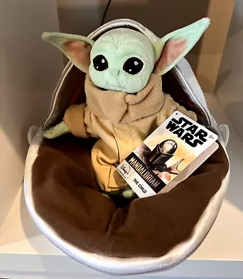 Disney Star Wars: The Mandalorian Grogu/Baby Yoda The Child Plush In Hover Pram • $12