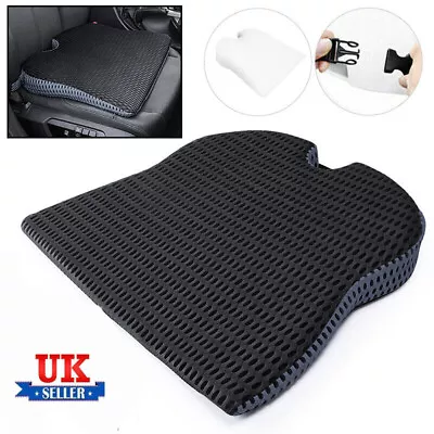 Memory Foam Car Seat Cushion For Driving Wedge Driver Booster Office Chair Pad • £17.90