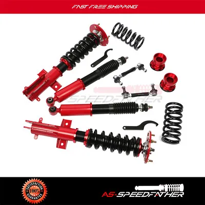 Coilovers Struts Shocks Suspension Kits Adj Height For 2005-2014 Ford Mustang • $246.99