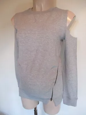 Mamas & Papas MATERNITY & NURSING GREY MARL JUMPER TOP SIZE 10 BNWT • £4.99