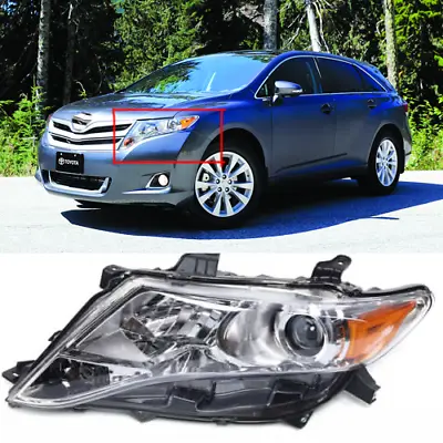 Fit Toyota Venza 2009-2016 Driver Side Halogen Headlight Left Headlamp Assembly • $80.75