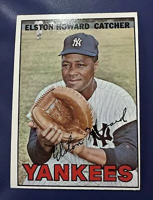 1967 Topps #25 Elston Howard New York Yankees Catcher *free Shipping* • $1.99