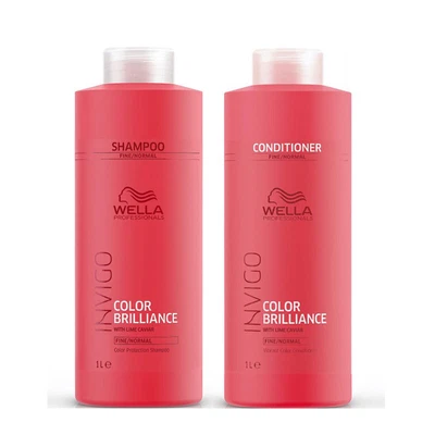 £32.70 • Buy Wella Professionals Color Brilliance Shampoo Conditioner Fine Normal Hair 1000ml