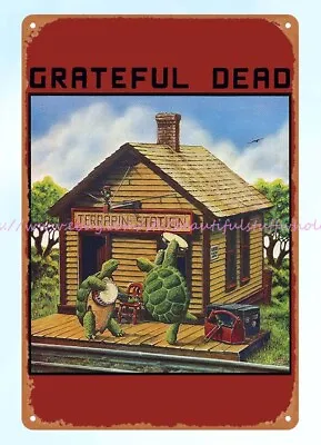  Wall Decor 1977 Hippie Psychedelic Terrapin Station Metal Tin Sign • $18.89