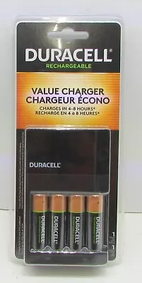 NEW Duracell Ion Speed 1000 Value Battery Charger Includes 4 AA Batteries • $19.99