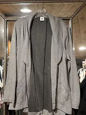 Cabi Grey Cardigan/zip Large • $25