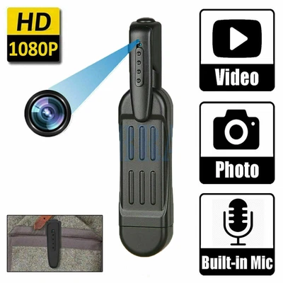 £15.54 • Buy 1080P HD Pocket Pen Camera Hidden Mini Portable Body Video Recorder DVR DV Cam