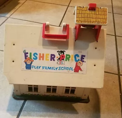 Vintage Fisher Price  Play Family School House 923 • $9.98