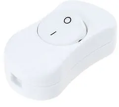 Rocker Switch ON-OFF 60x30x19mm 3A/250Vac Fixed 2pins. SPST White • £2.77