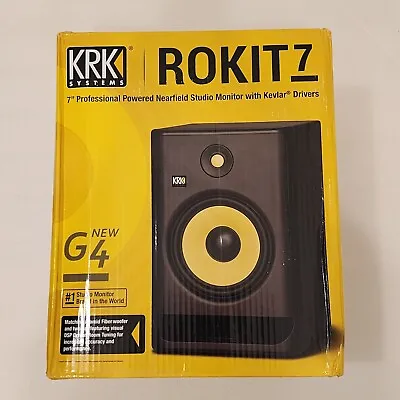 KRK ROKIT 7 G4 7 Inch Powered Studio Monitor Made With Kevlar Driver Class D Amp • $209.69