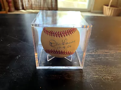 Don Larsen Signed Baseball With Inscription - Perfect Game Date • $100