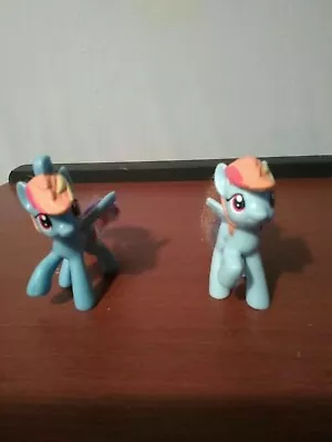 2 My Little Ponies Friendship Is Magic Rainbow Dash Pegasus - 2011 3  McDonalds • $10.86