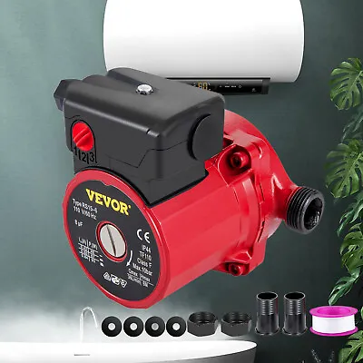 NPT 3/4'' Automatic Water Circulation Pump 3-Speed Domestic Pump 110-120V 3.9ft • $41.89