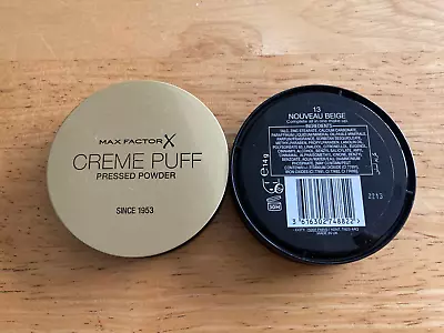 Max Factor Creme Puff Pressed Powder All In One Make-up *choose Shade* • £5.95
