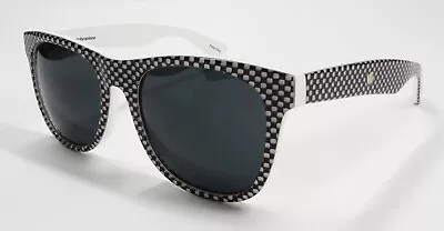 Mosley Tribes Free City Rainbow BWCHK Sunglasses Black White Checkered Grey Lens • $29.95