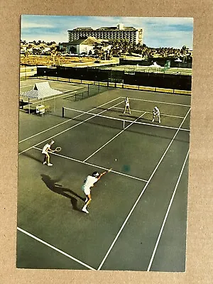 Postcard Marco Island Florida Beach Hotel & Villas Resort Tennis Vintage FL PC • $5.59