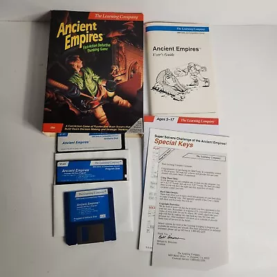 Vintage 1990 Ancient Empires IBM/Tandy Version 1.0 Big Box PC Computer Game CIB! • $29.99