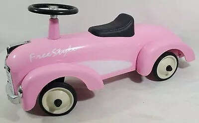 Artaburg Co Kids Pink Scooter Free Style Vintage Push Ride Car Rare Rubber Tires • $149.99