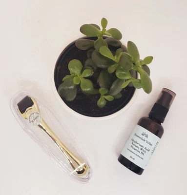 $35.95 • Buy Skin Care Set Aussie Made Hyaluronic Acid Serum Titanium Derma Roller .5 Kit 