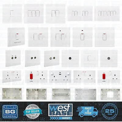 £5.69 • Buy BG Nexus White Moulded Square Edge Switches & Socket Surface Box USB Dimmer LED