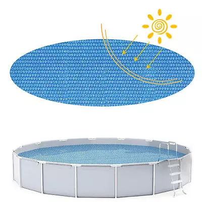 Above Ground Pool Solar Cover Heat Insulation Blanket Cover For Swiming Pool • $12.55