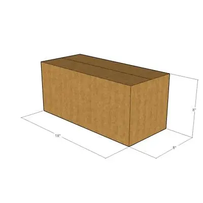 18x8x8 New Corrugated Boxes For Moving Or Shipping Needs 32 ECT • $28.59