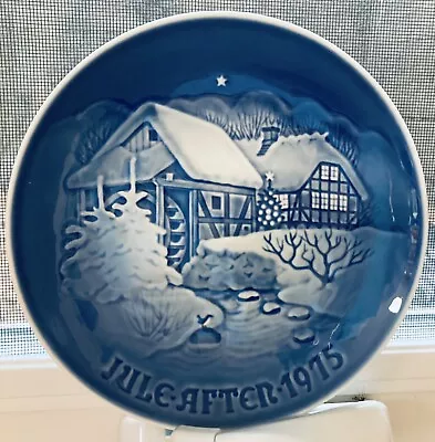 Christmas Watermill Bing Grondahl Christmas Plate JULE AFTER 1975 B&G Copenhagen • $10