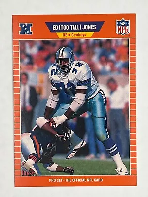 1989 Pro Set Ed  Too Tall  Jones #91 Dallas Cowboys • $1.79