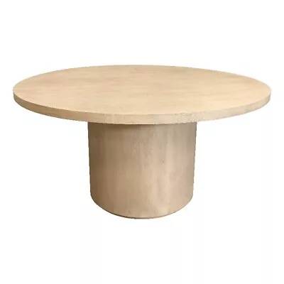 Flagstaff 60  Round Solid Wood Dining Table In Stone Natural Finish • $1361.50