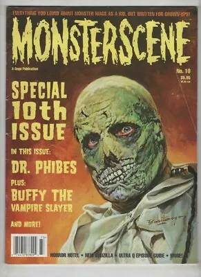 Monsterscene Mag Special 10th Issue Dr.Phibes No.10 Summer 1997 121020nonr • $16.24