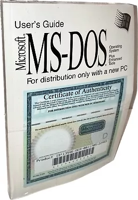 SEALED Microsoft MS-DOS Version 6.22 Plus Enhanced Tools Great Condition NOS • $39.30