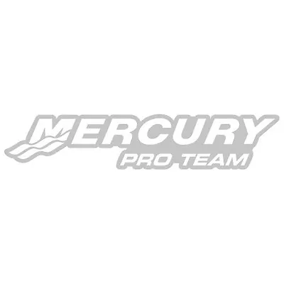 Mercury Outboard Parts  Mercury Pro Team  White Die Cut Decal  Sticker • $9.95