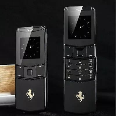 $54.14 • Buy Unlocked Luxury Smallest Mini Phone Metal Body Dual Sim Slide Mobile Phone V05 