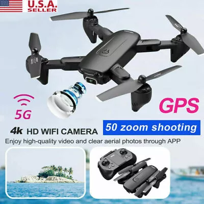 F6 2023 RC Drone GPS 4K HD Dual Camera 5G WIFI FPV Brushless Motor Foldable • $106.33