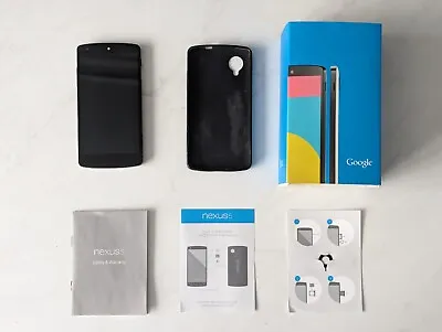 LG Google Nexus 5 32GB Unlocked Android Smartphone D821 Hammerhead Boxed • £45