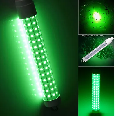 50000Lumens 12V 120 LED Green Underwater Fishing Light Lamp Fish Attract 5m • $15.99