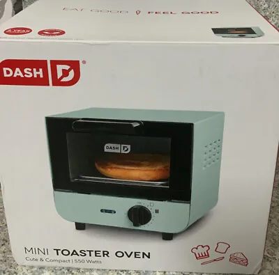 ⚡️DASH 550 Watts Mini Toaster Oven Cooker For Bread Bagels Cookies Pizza Paninis • $28.99