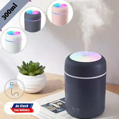 $13.99 • Buy Car Air Purifier USB Diffuser Aroma Oil Humidifier Mist Led Night Light Home AU